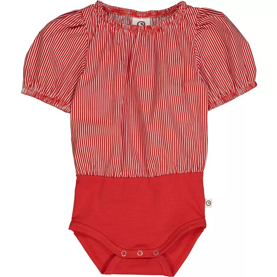 Müsli Kurzarmbody creamred
