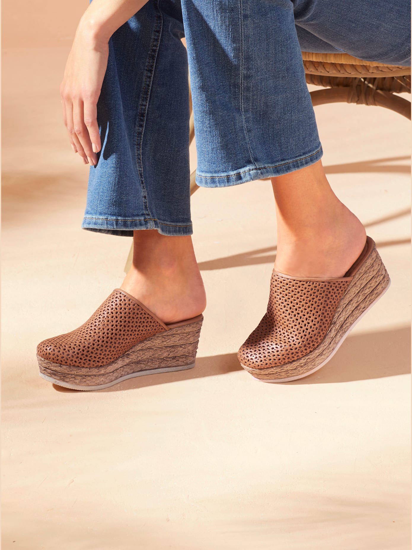 Sabots cuir nappa de vache