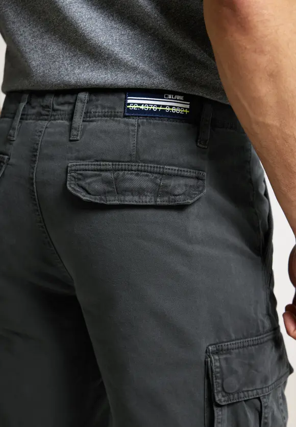 Regular Fit Cargoshorts - grey olive
