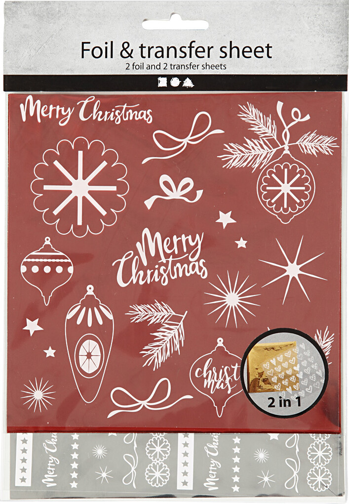 Dekorationsfolie Og Design Limark - Magisk Jul - 15X15 CM - 2X2 Ark