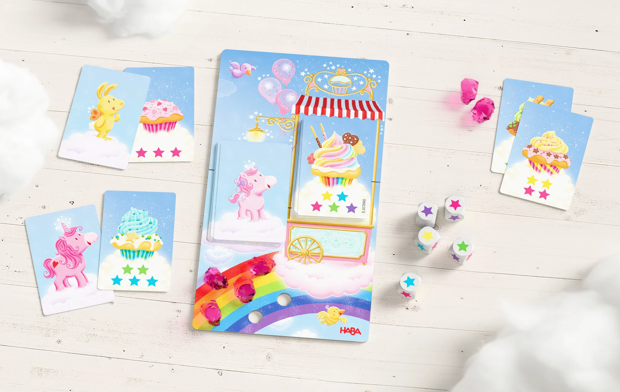 Haba Haba spel - Eenhoorn Flonkerglans- Magisch dobbelplezier