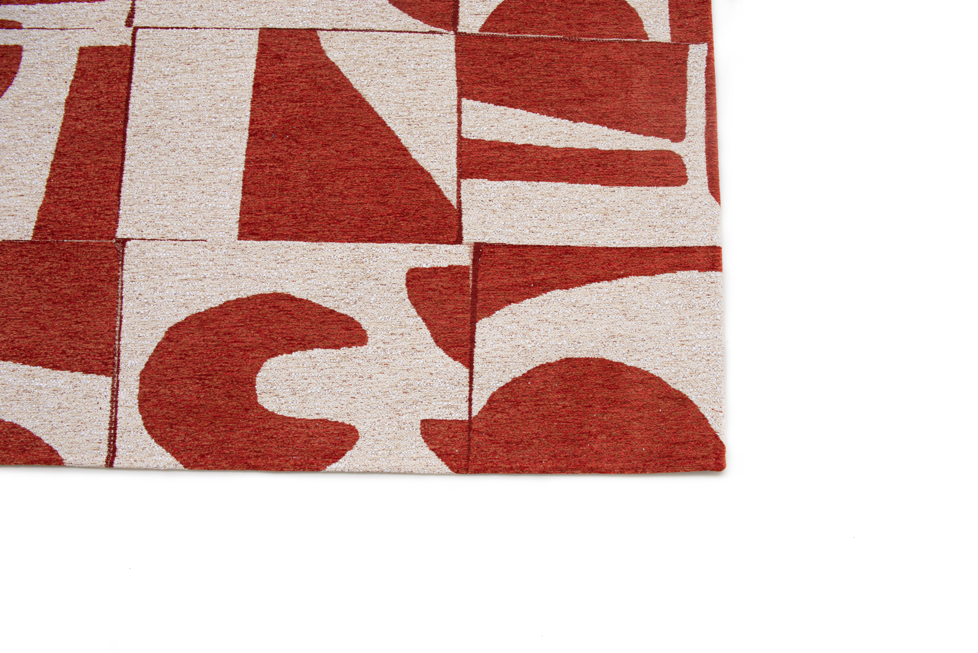 Ecorugs vloerkleed Papercut rood ∅ 240 cm