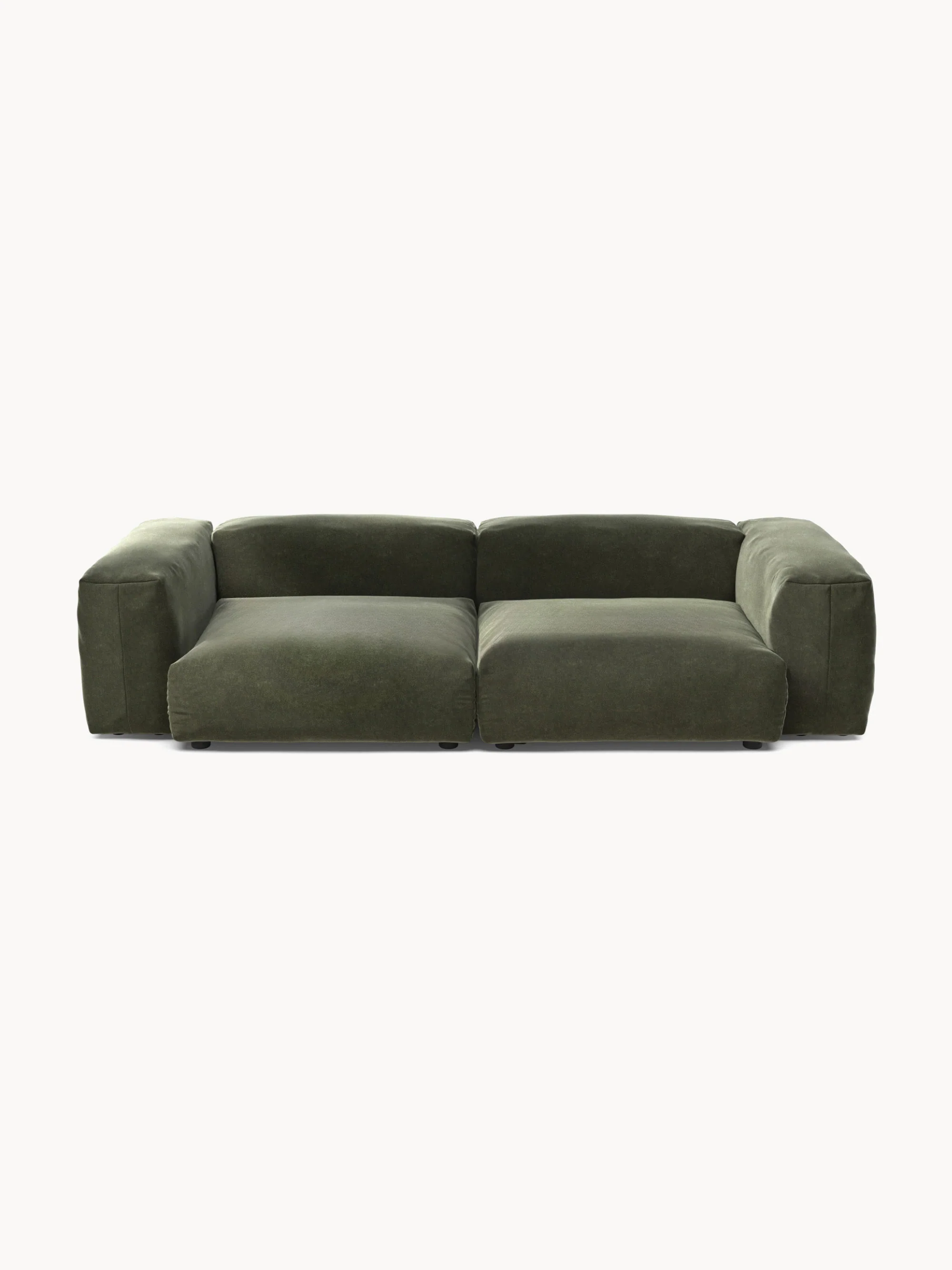 Modulaire bank Vetsak (3-zits) van fluweel