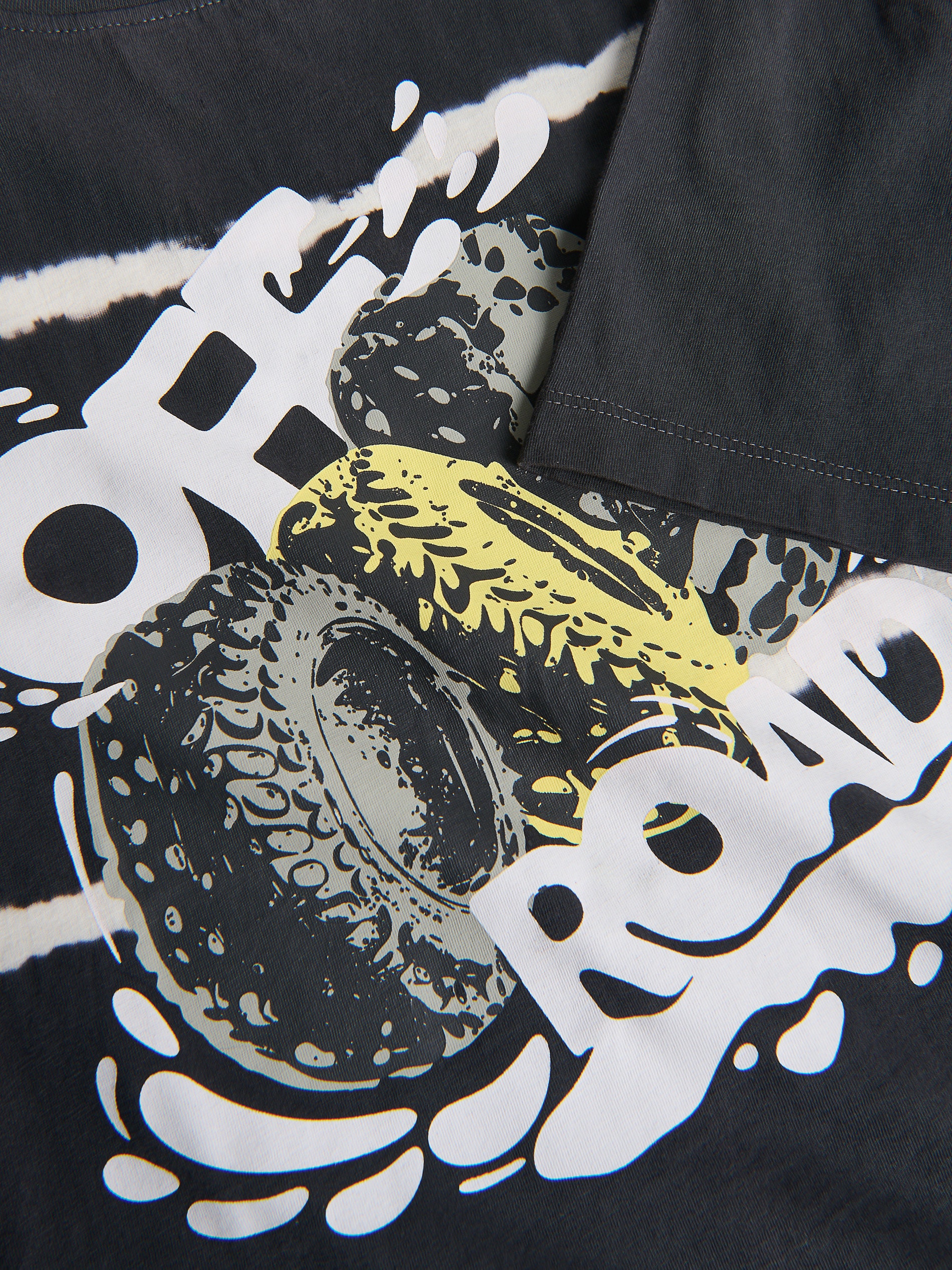 T-Shirt aus Baumwolle mit Aufdruck