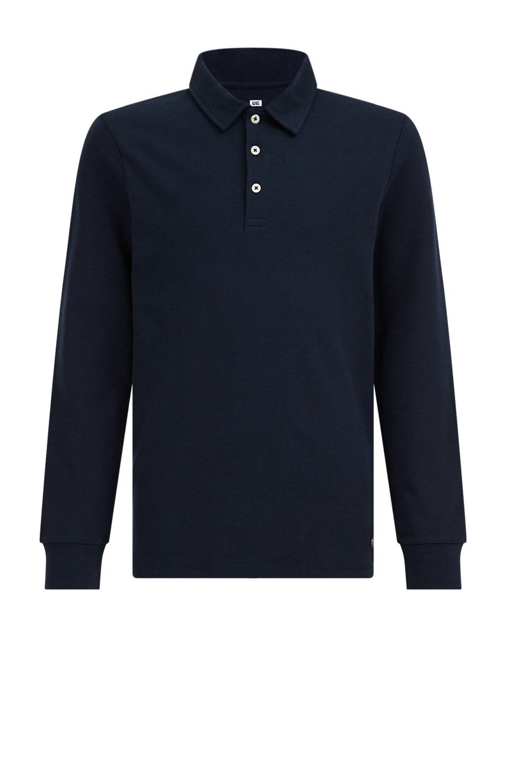 WE Fashion polo donkerblauw