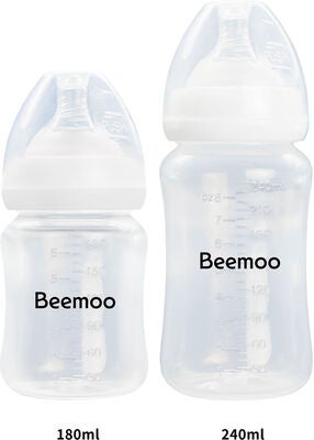Beemoo CARE Brystmelkflaske 240 Ml 2-pack inkl. Tut