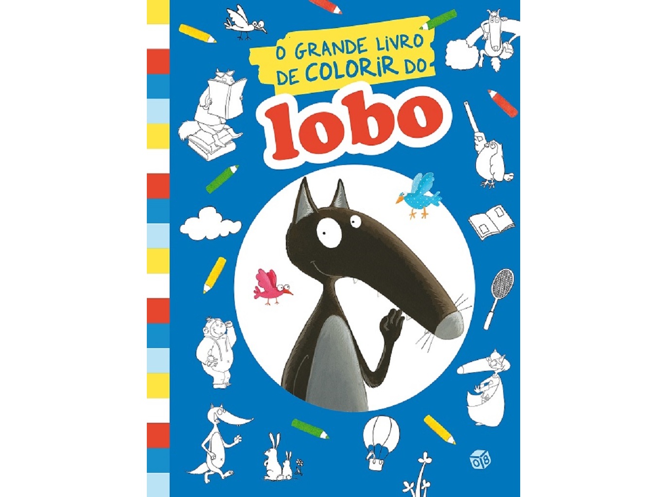 LIVRO O LOBO - O GRANDE LIVRO DE COLORIR DE ORIANNE LALLEMAND
