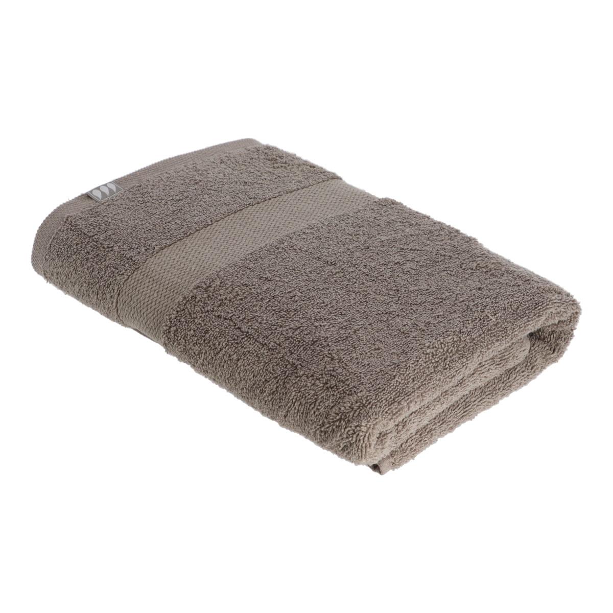 SERVIETTE BAIN 70X130CM COTON TAUPE