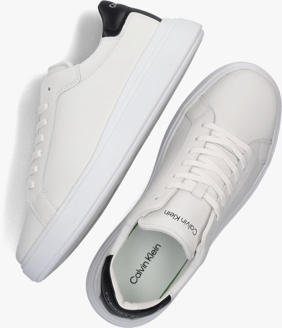 CALVIN KLEIN witte calvin klein lage sneakers low top lace up
