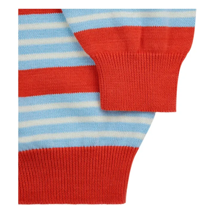 Bobo Choses Exclusivité Bobo Choses x Smallable - Cardigan Coton Bio Rayé | Bleu