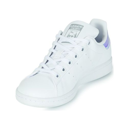 adidas Originals - STAN SMITH J ECO-RESPONSABLE - Blanc / Iridescent