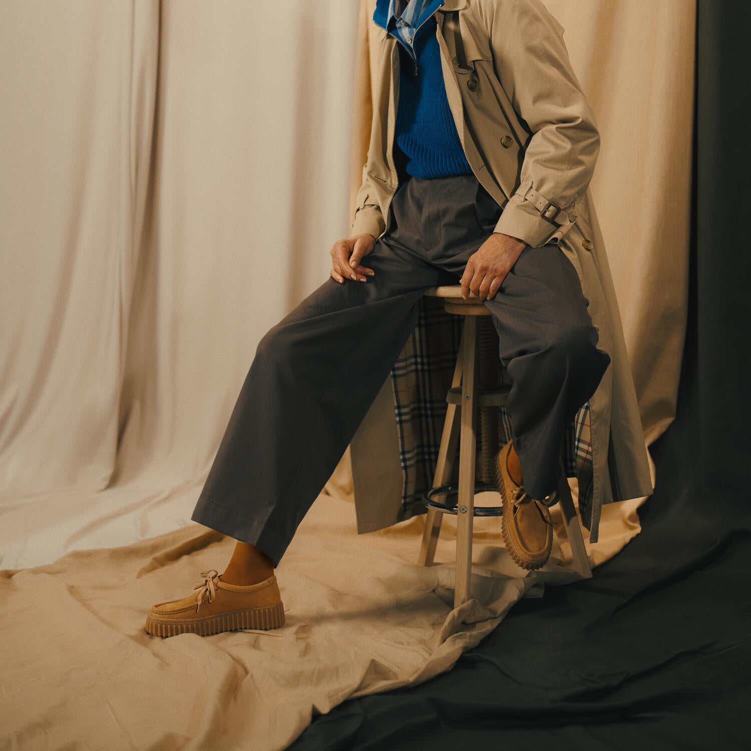 Clarks  Torhill Bee sko - Light Tan Nubuck