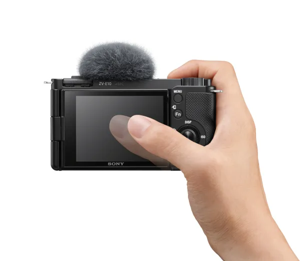 Sony a ZV-E10 - Digitalkamera - spejlløst - 24.2 MP - APS-C - 4K / 30 fps - kun kamerahus - Wireless LAN, Bluetooth - sort