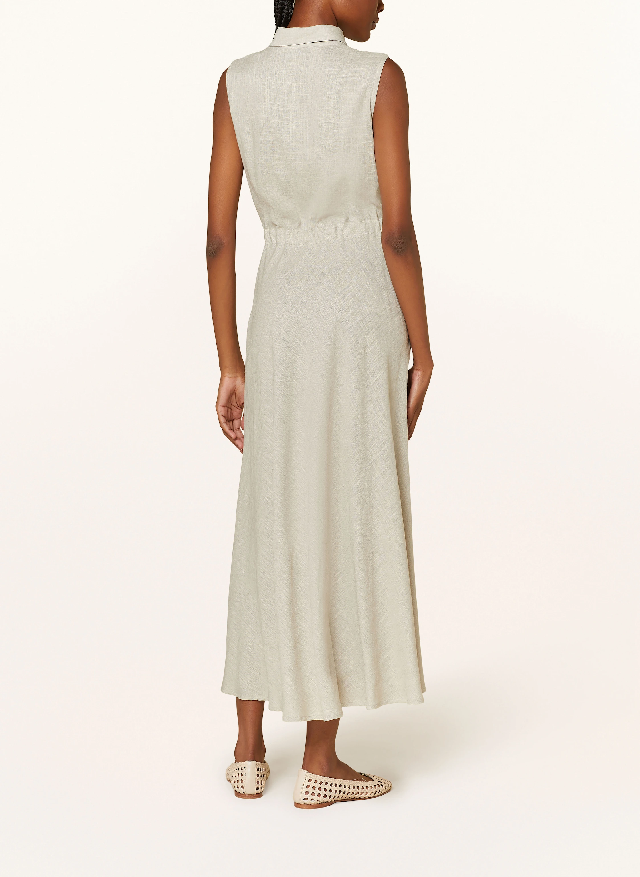 HERNO Hemdblusenkleid mit Leinen