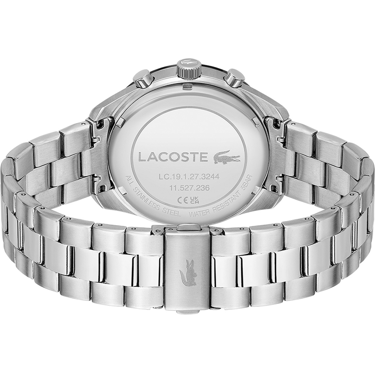 Montre LACOSTE boston homme bracelet acier gris