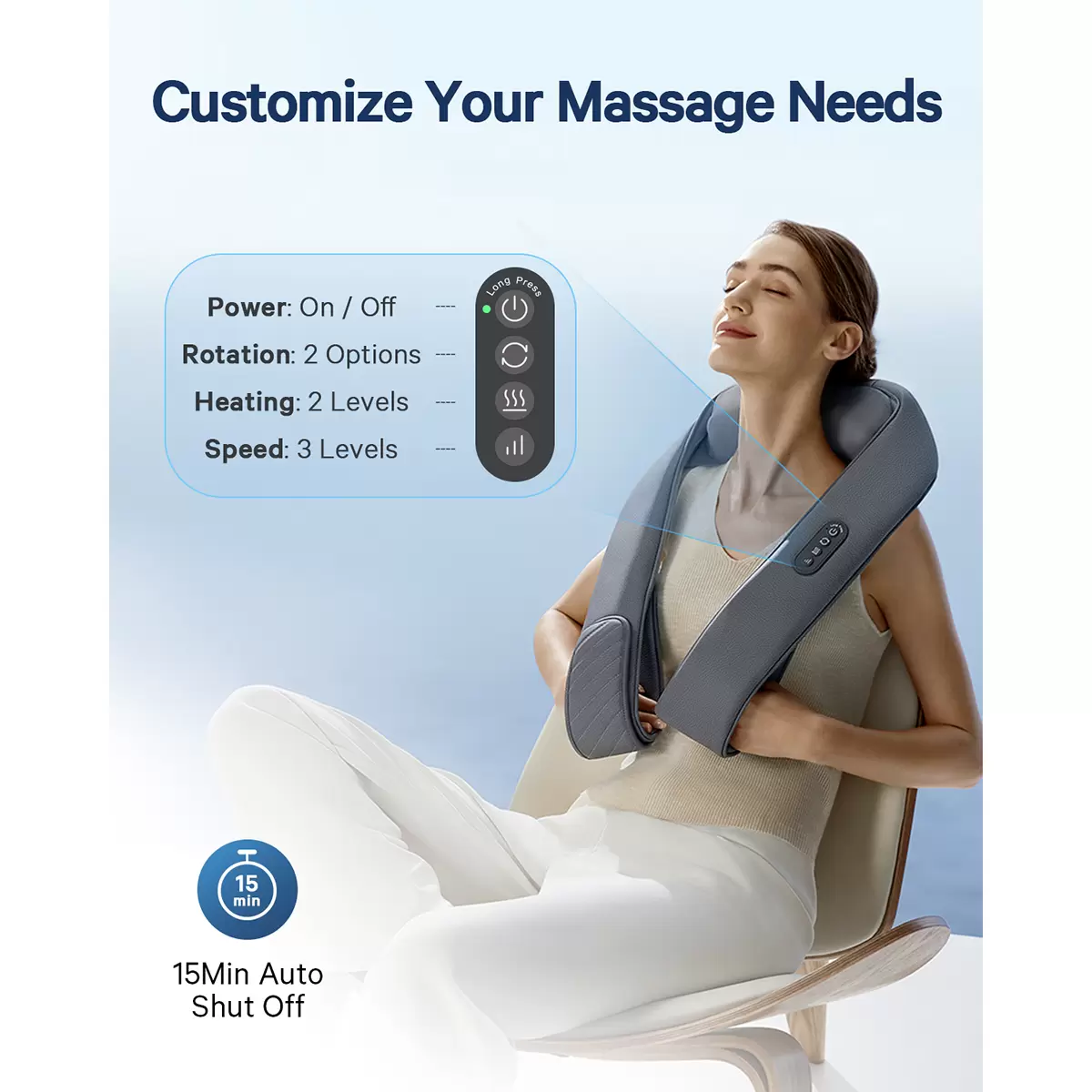 Massagegerät Naipo oCuddle-P1 Grau