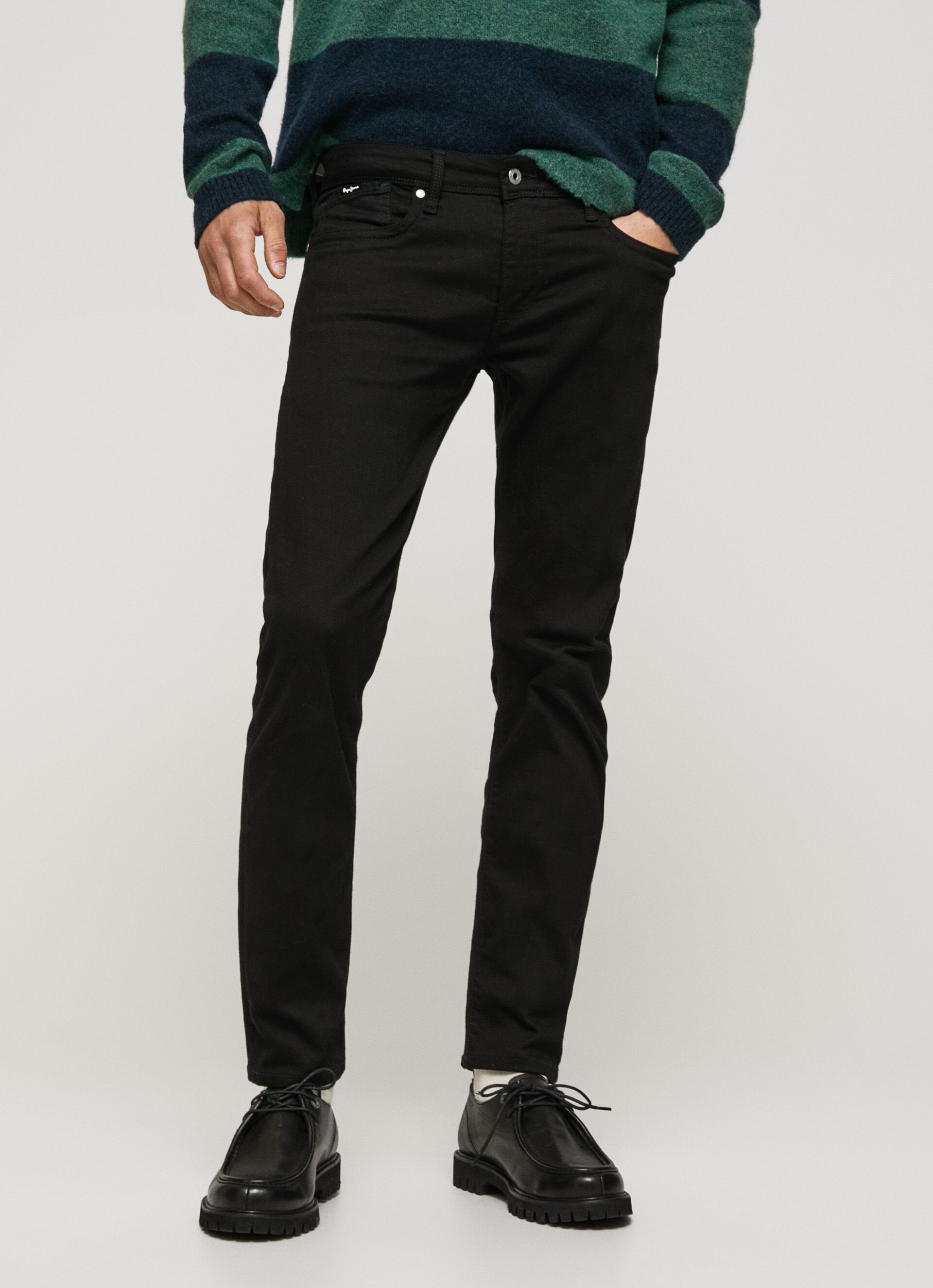 Calça jeans Hatch Fit Slim com cintura baixa - jeans
