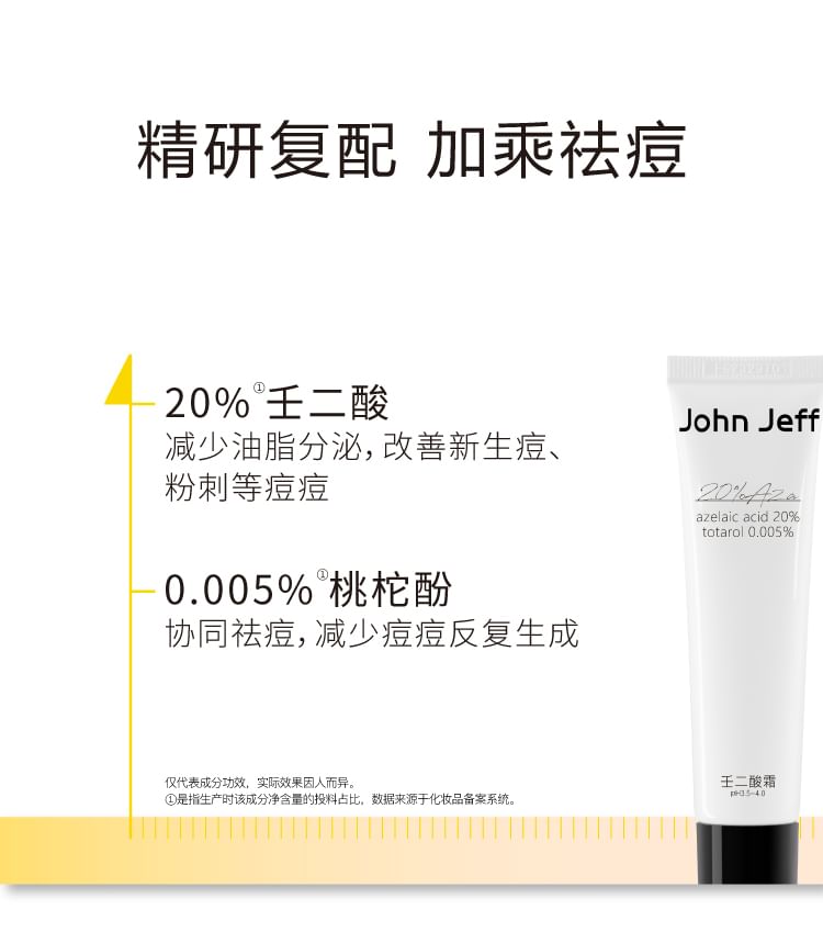 John Jeff - 20% azelaïnezuurcrème