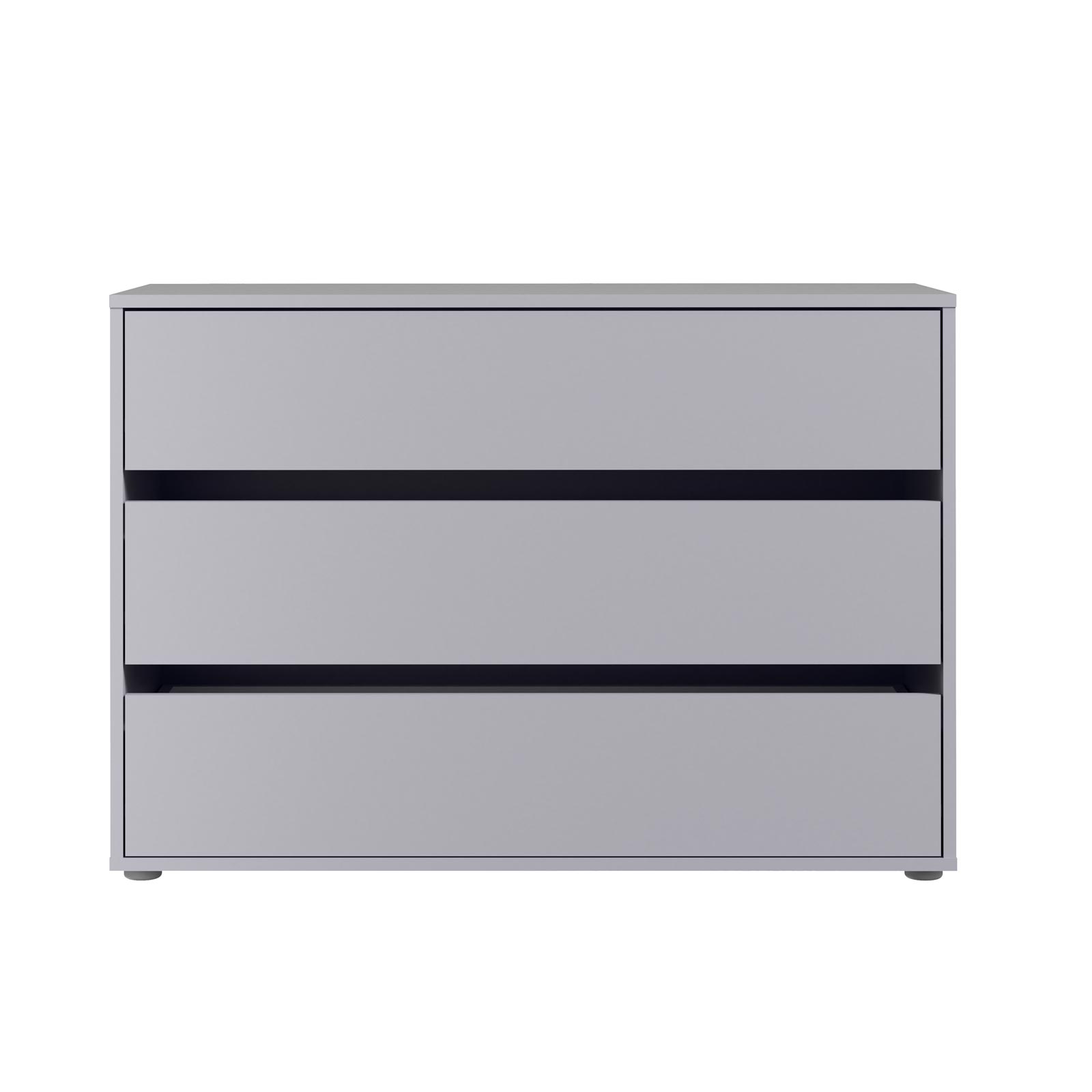 Schubkasteneinsatz - grau - 3 Schubkästen