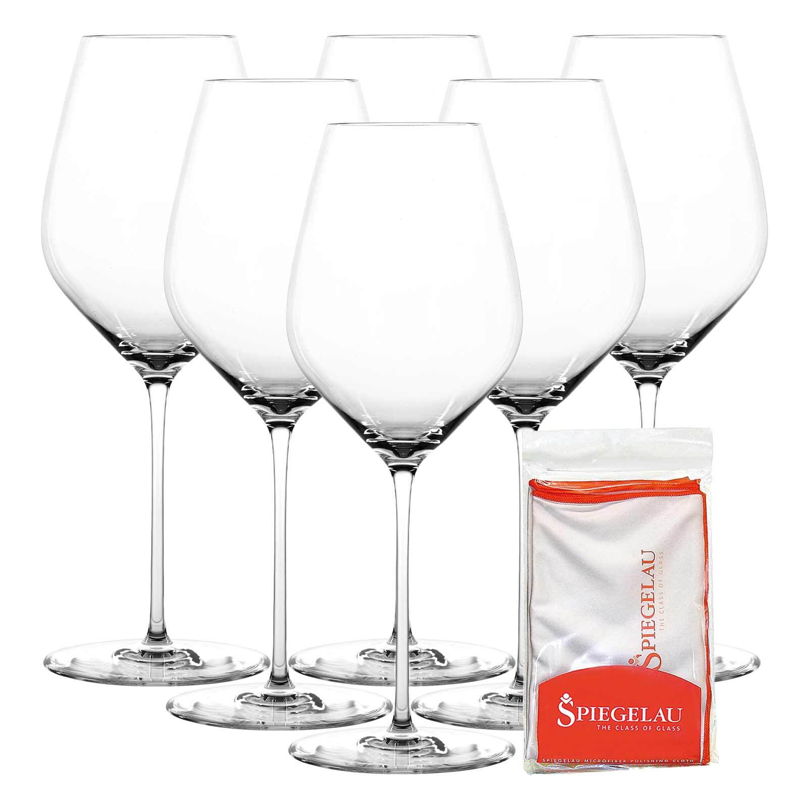 Spiegelau Universalgläser + Poliertuch Hi-Lite 510 ml 6er Set