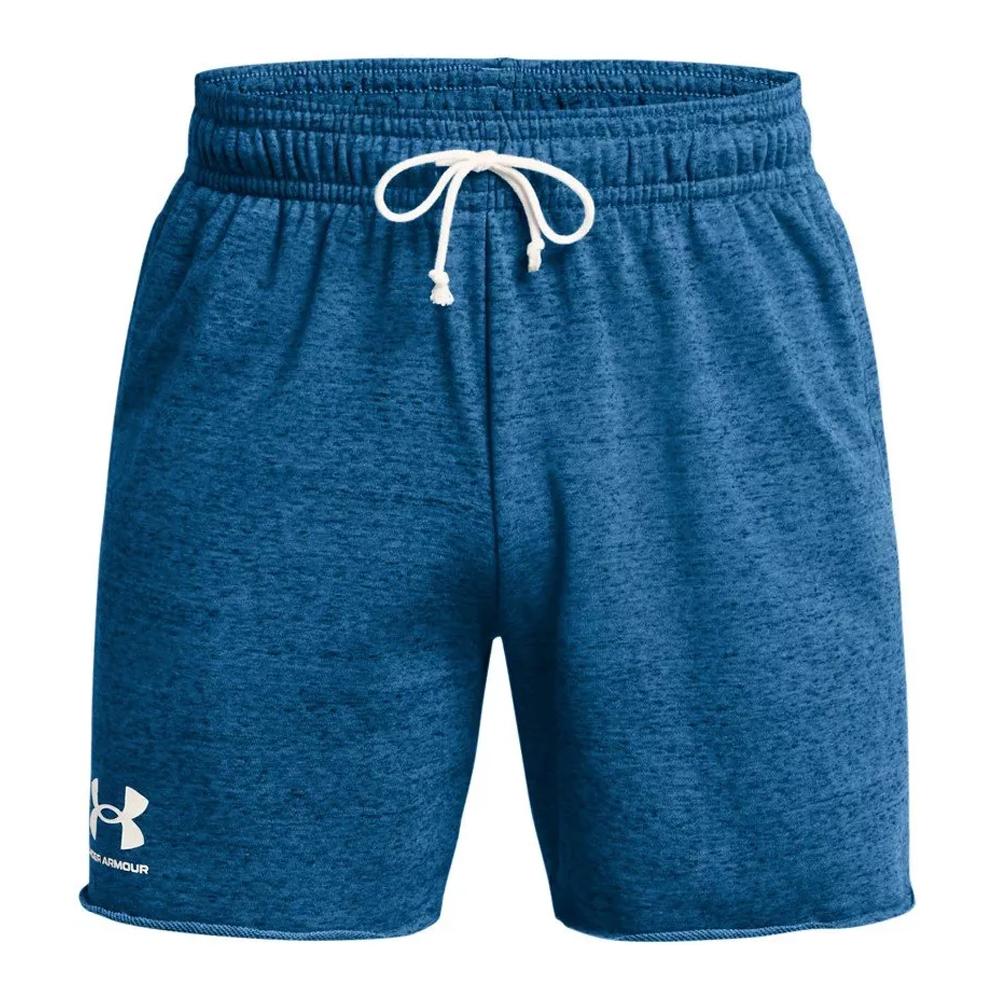 Under Armour Short Bleu Foncé Homme Under Armour Rival Terry 6