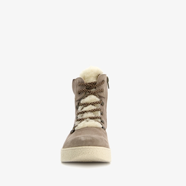 Hush Puppies gevoerde suede dames veterboots