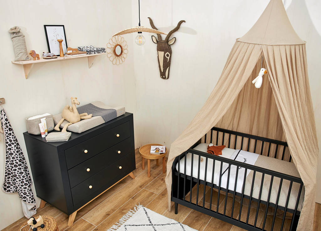 baby wiegdeken Knit Basic 75x100 cm Sand Melange