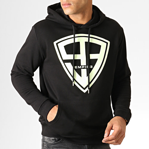 Sweat Capuche Glow In The Dark Noir