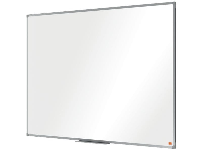 Nobo Essence Whiteboard aus Stahl, 90 x 120 cm, magnethafte Stahl Whiteboard im klassischen Format 90 x 120 cm mit magnetischer Oberfläche und Eckmontage