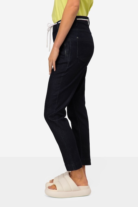 7/8-PushUp Jeans Julia, Wash-Effekte, Zipptaschen