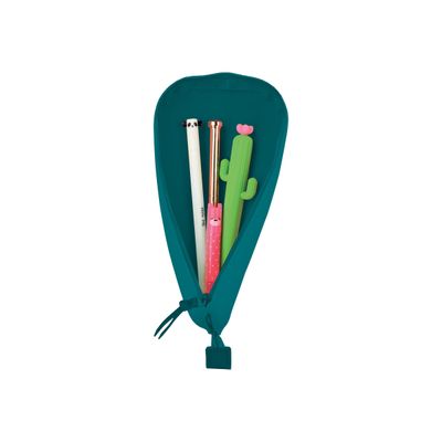 Legami Cute! - Trousse en silicone - bleu pétrole
