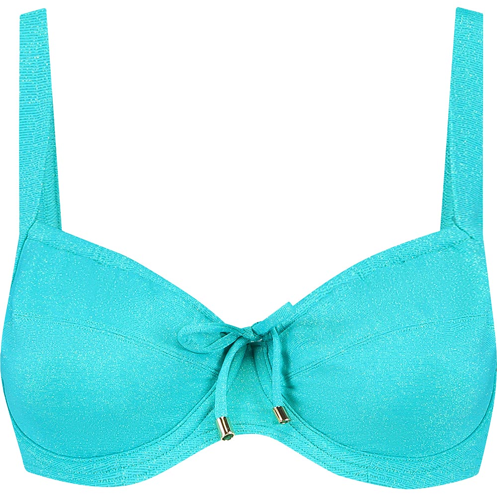 Cyell Sea Sparkle Bikini Top Damen türkis