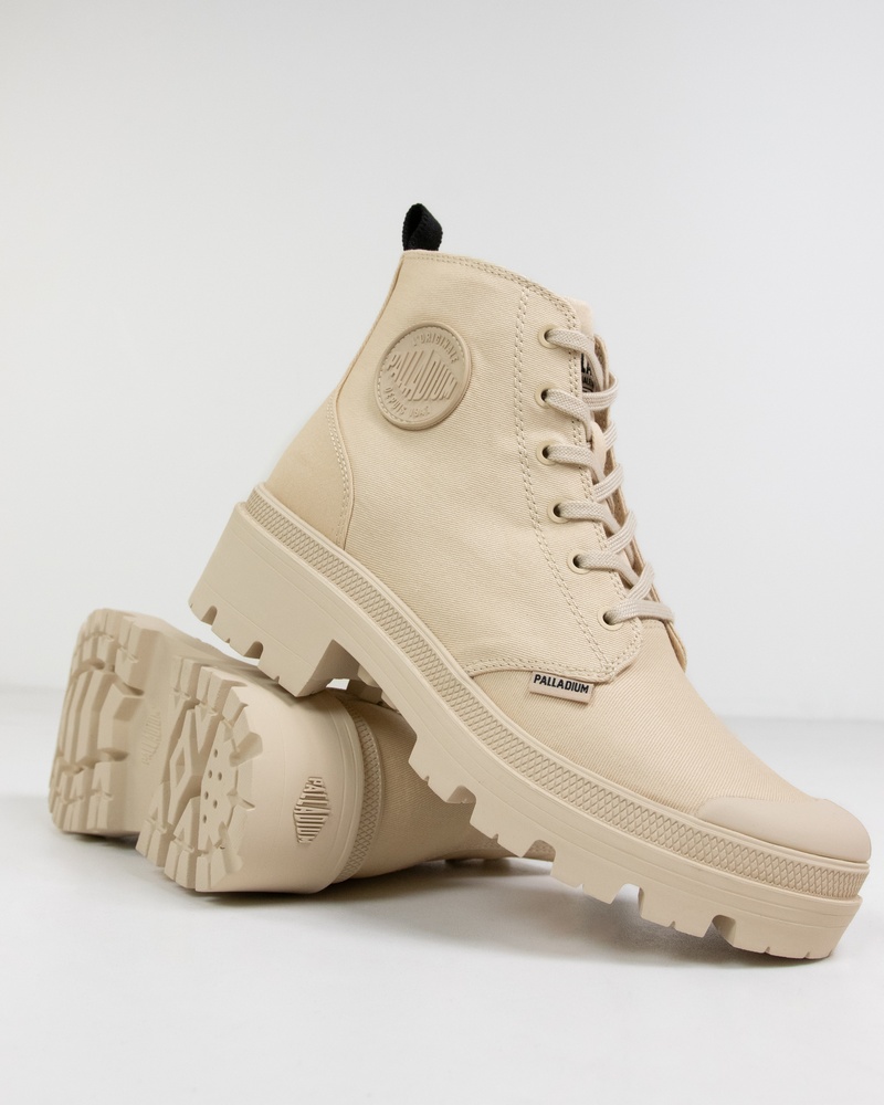 Palladium Pallabase Twill Veterboots  - beige