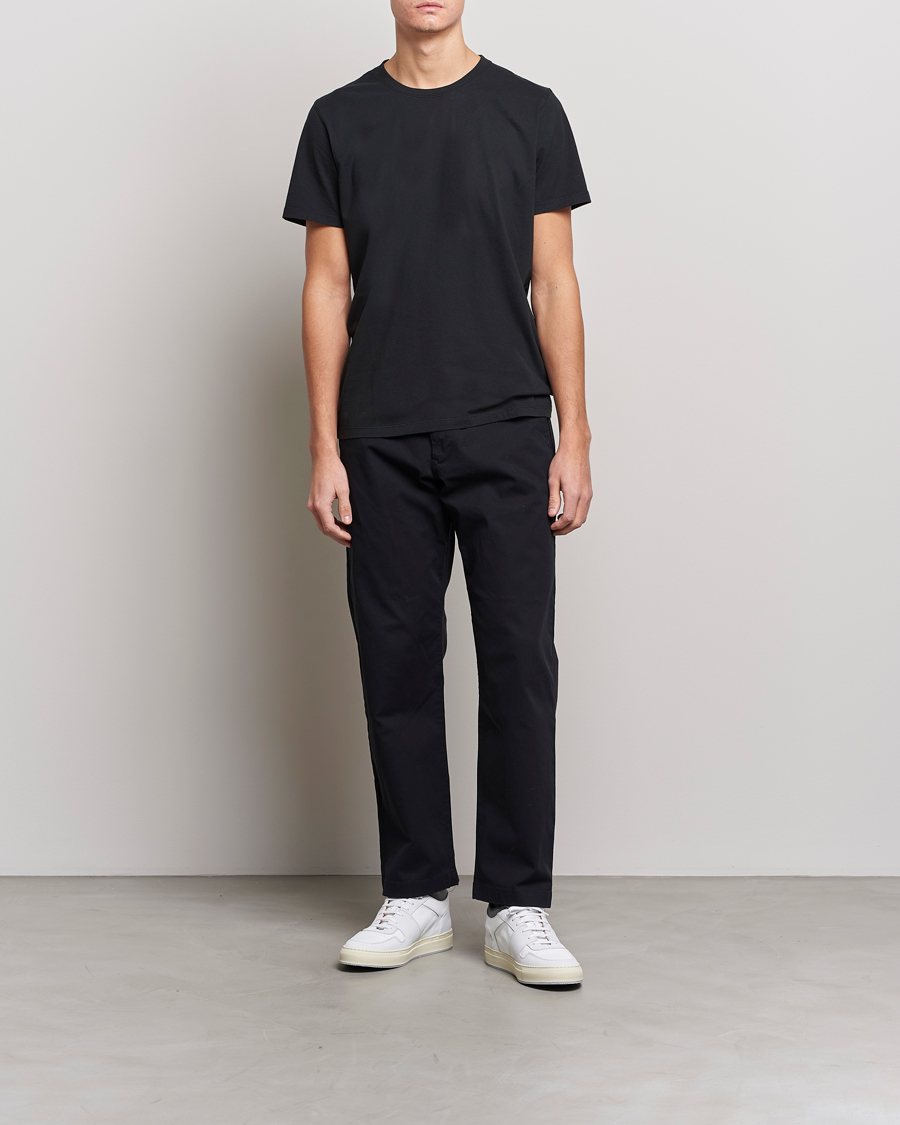 NN07 Pima Crew Neck Tee Black