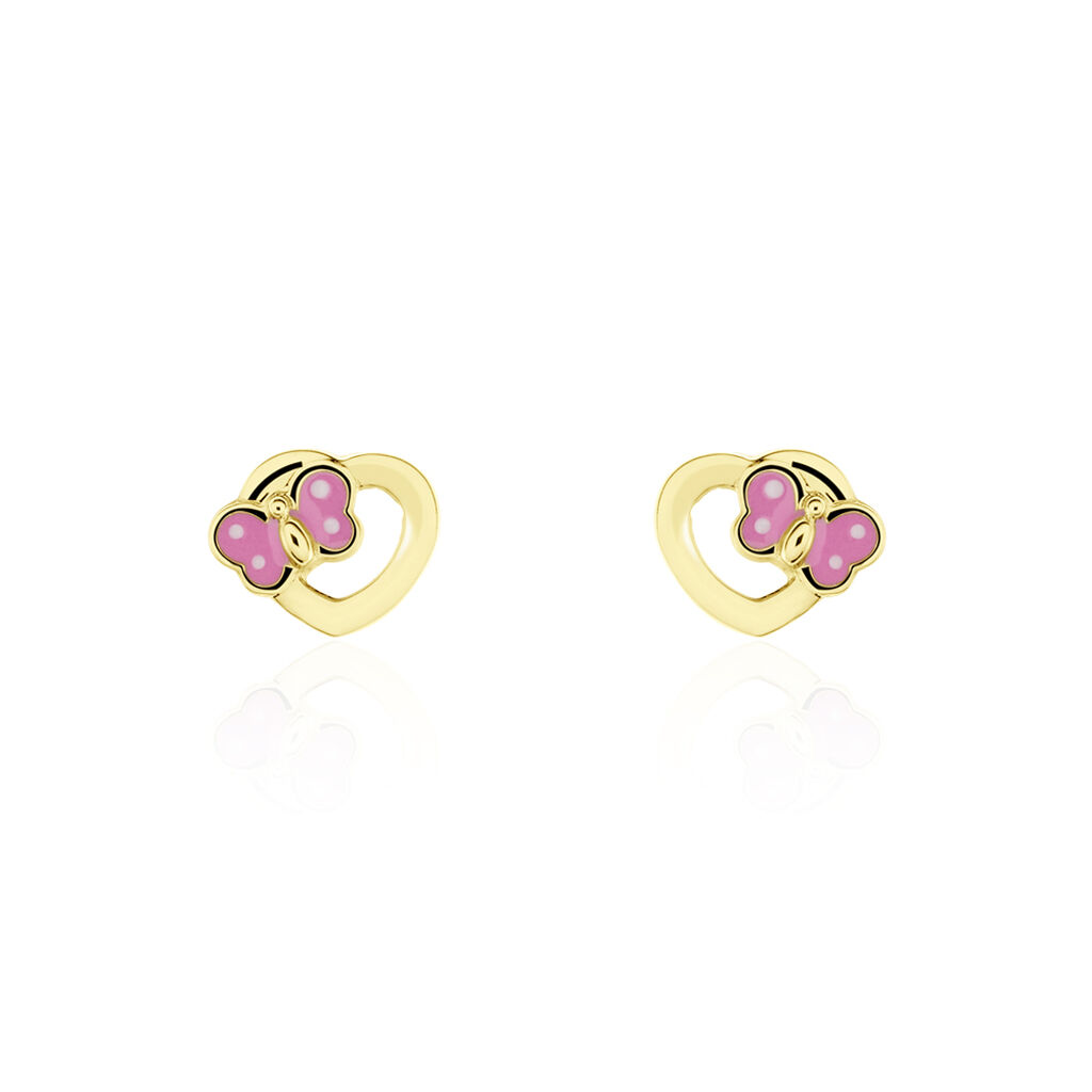 Boucles D'oreilles Puces Or Jaune Myrthale