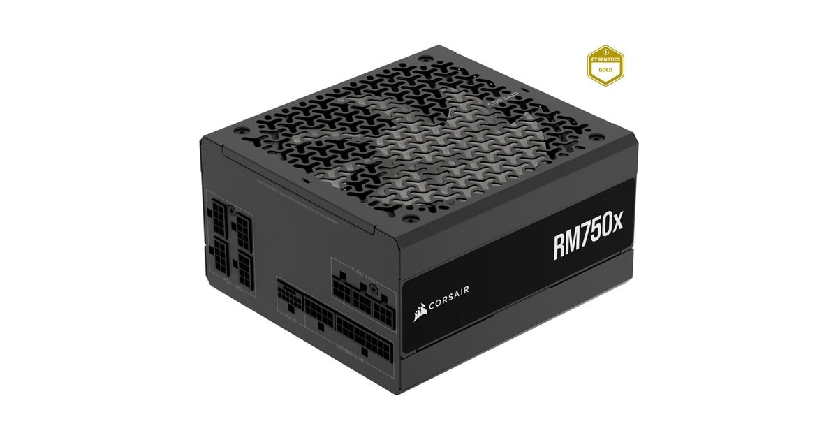 CorsairRM750x modulaire 750 watt voeding   (Zwart, 1x 12V-2x6, 3x PCIe)