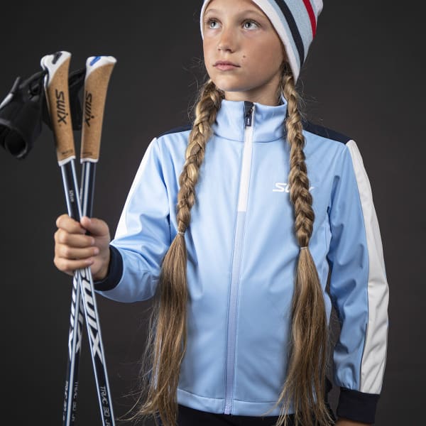 Veste ski de fond SWIX JR CROSS JKT BLUEBELL