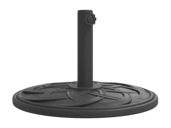 Base de parasol pour mats ?38 / 48 mm 12 kg rond