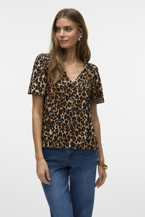 Vero Moda bruine dames blouse
