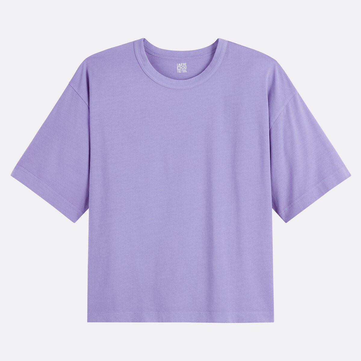 COLEÇÃO LA REDOUTE<br>Camiseta folgada, gola redonda, mangas curtas