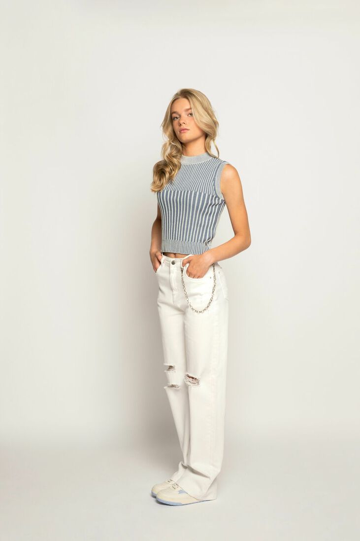 FRANKIE & LIBERTY lichtblauwe frankie & liberty trui macy knit