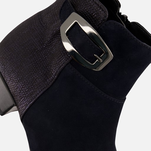 Gabor Enkellaarsjes blauw Suede