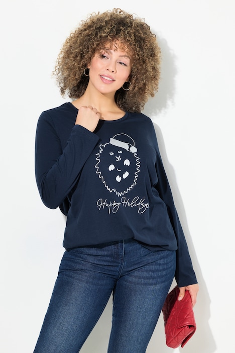 Weihnachtsshirt, Classic, Rundhals, Langarm