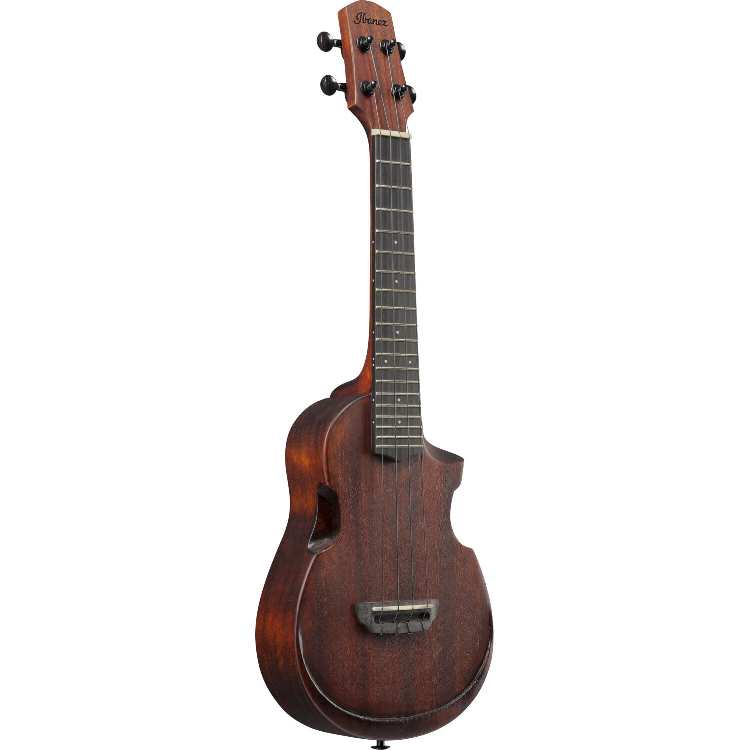 Ibanez AUC14 Open Pore Violin Sunburst concert ukelele met gigbag