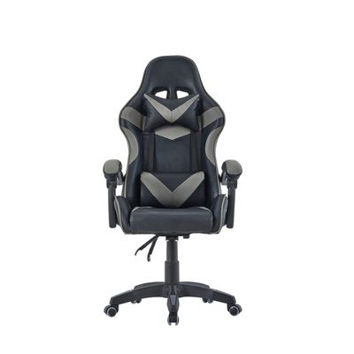 Fauteuil gamer TX - accoudoirs - appui-tête intégré - noir et gris