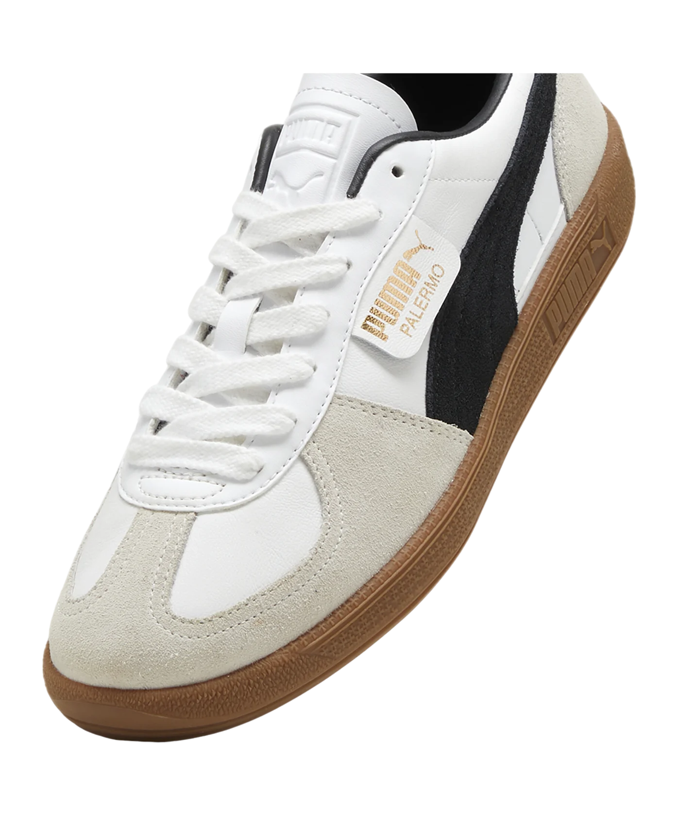 PUMA Palermo Lth Weiss Grau F01