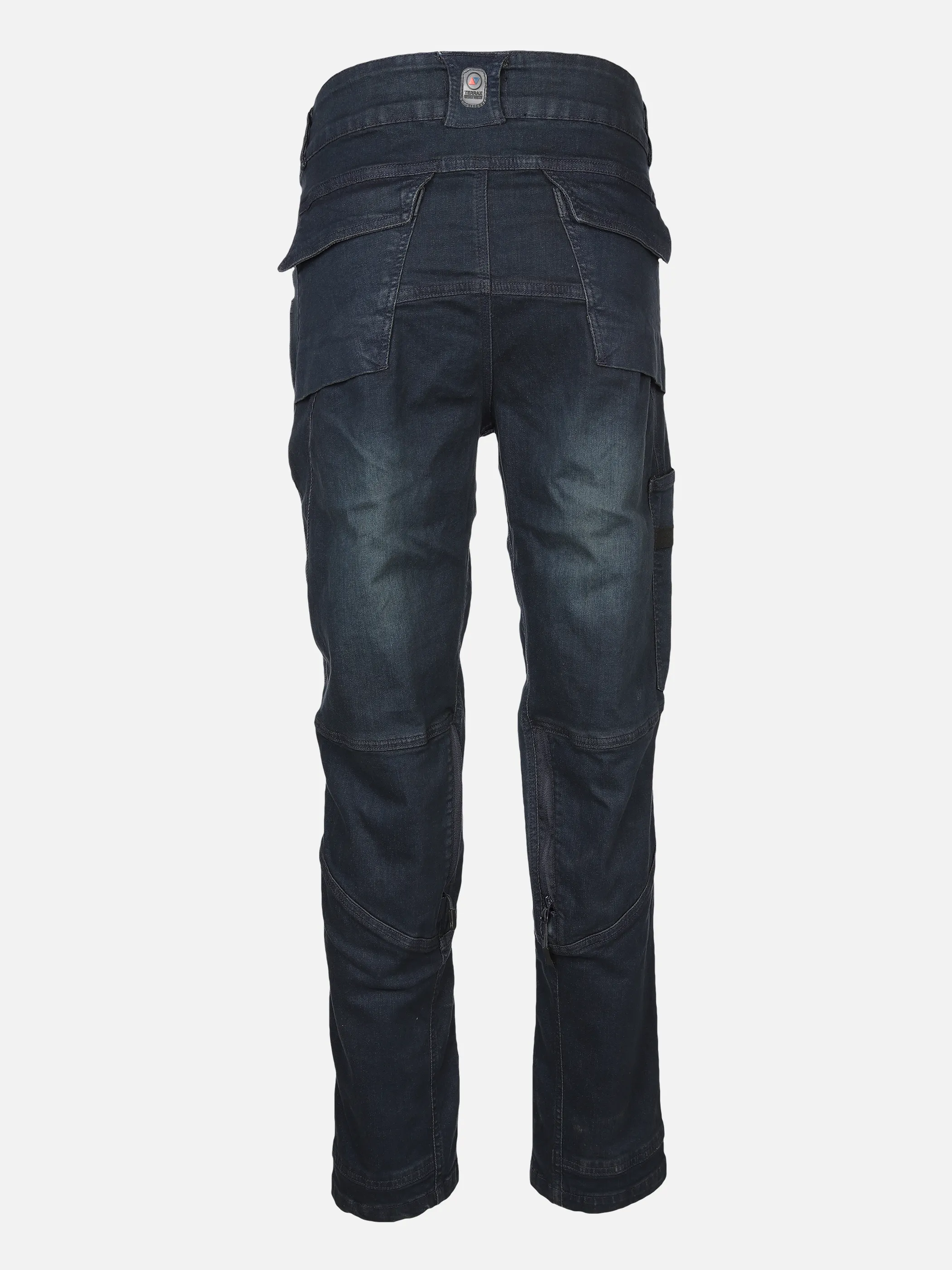 Herren Denim Arbeitshose mit vielen Details