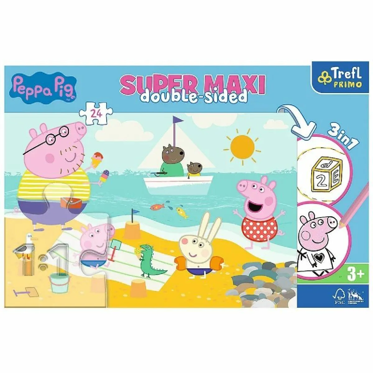 Trefl Peppa's Happy Day Puzzle 24 Éléments