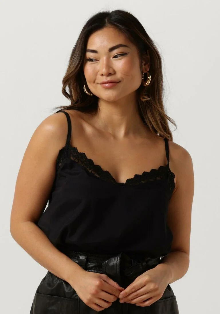 LOLLYS LAUNDRY zwarte lollys laundry top vianell top sl