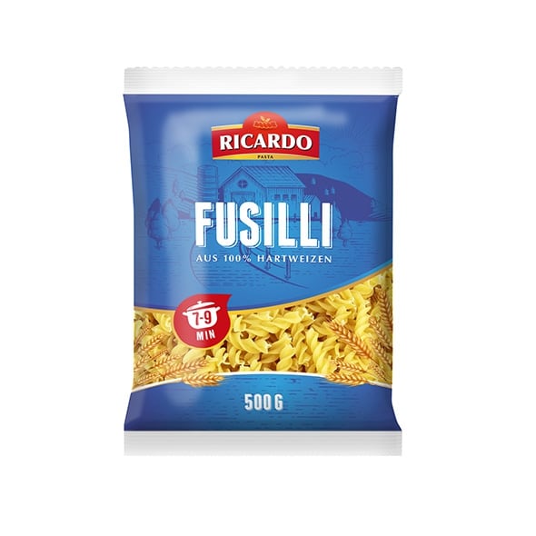 RICARDO Fusilli Nudeln 500g MHD:13.3.27